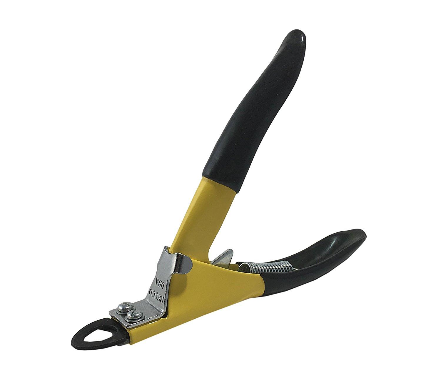 Resco Deluxe Guillotine Nail Clipper, Yellow, Large