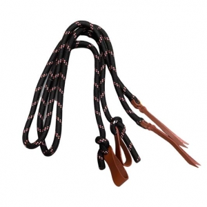 Navaho - Double Split Rope Reins Black