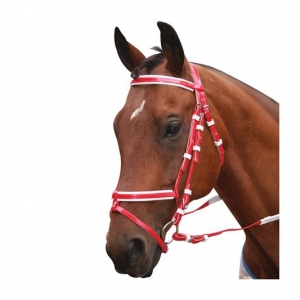 Showcraft - PVC Hanoverian Event Bridle Red Pony