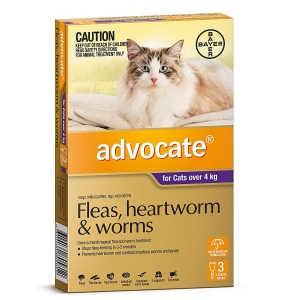 Advocate For Cats Over 4Kg Purple 3 Pack