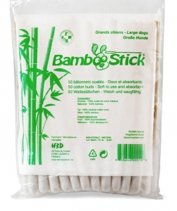 Bamboo Stick Long Cotton Bud - 50pk