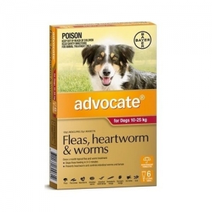 Advocate For Dogs 10-25Kg Red 6 Pack