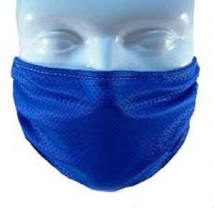 Breathe Healthy  Honeycomb Blue Mask