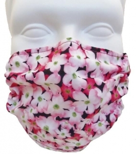 Breathe Healthy Pink Dogwood Flowers Mask