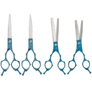 Bucci 4 Pc 6.5" PR65 Blue Asian Fusion Grooming Kit - Click for more info