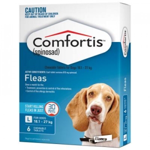 Comfortis Chewable Tablets For Dogs 18.1-27kg 6s Blue