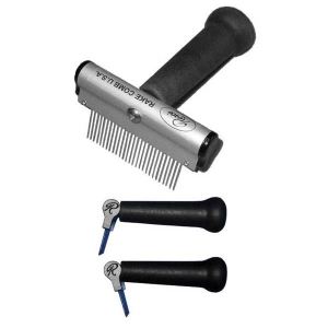 Resco Soft Handle Rake Comb With Medium Tooth Spac