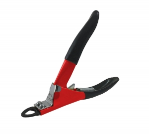 Resco Deluxe Guillotine Nail Clipper, Red, Cat