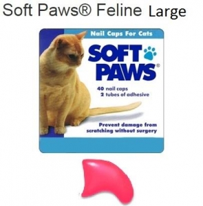 Soft Claws Feline Large - Pink