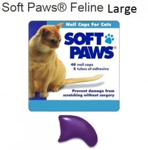 Soft Claws Feline Large - Purple