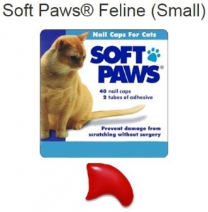 Soft Claws Feline Small - Red