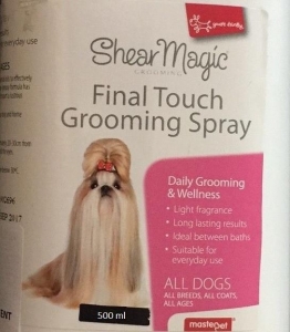 Shear Magic Final Touch Grooming Spray - Original 500ml